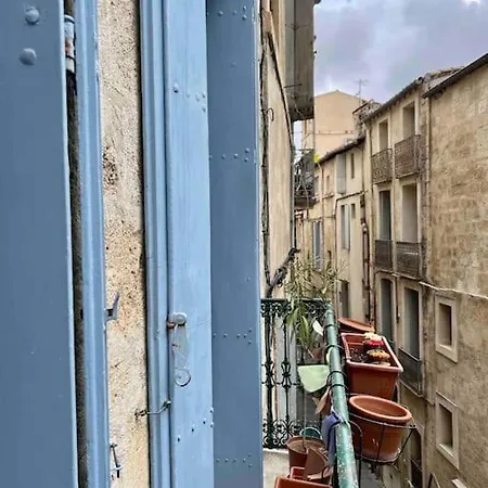 Lägenhet La Charmante Maison Aux Volets Bleu -